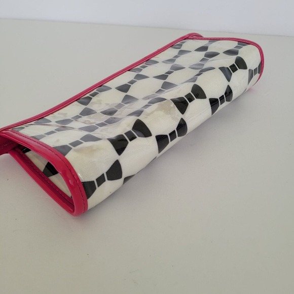 Kate Spade New York Heddy Whitehall Court Bow Toiletry Cosmetic Pencil Bag Case - Picture 11 of 12